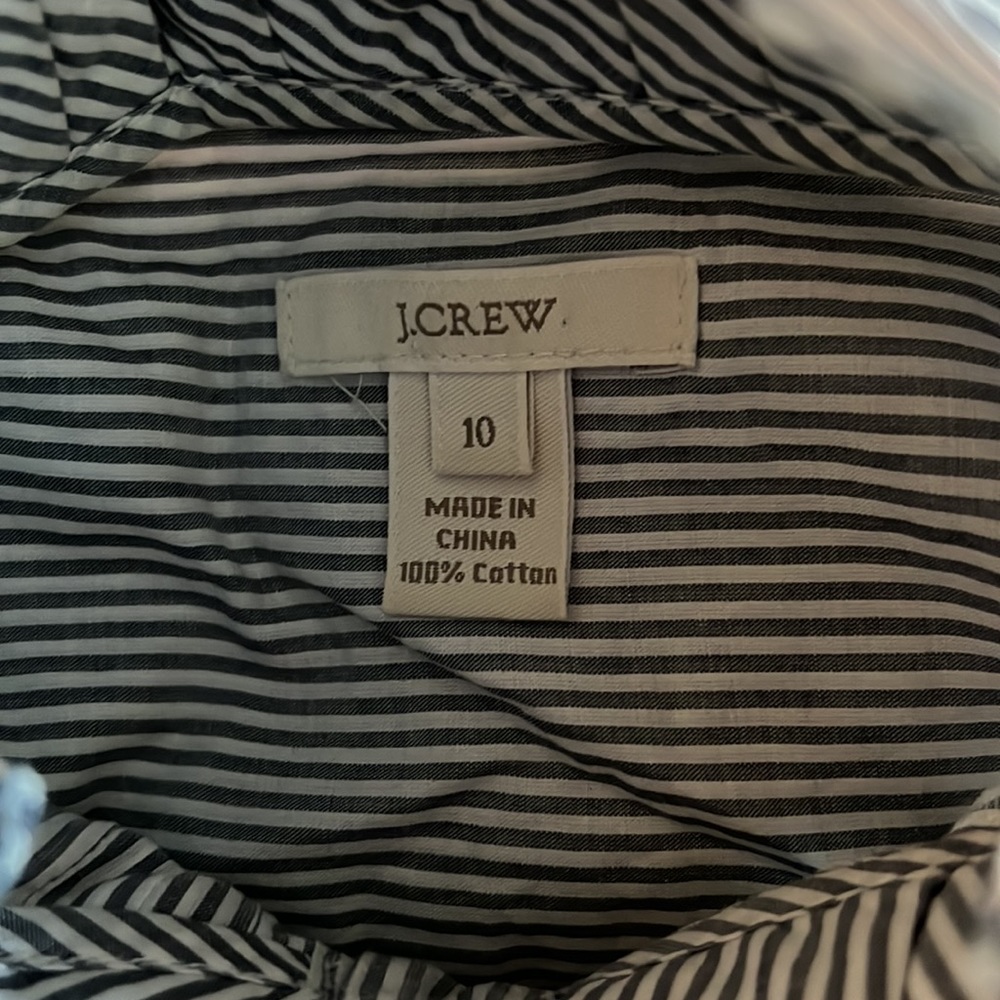 Striped J. Crew button down - 10 - Picture 3 of 3